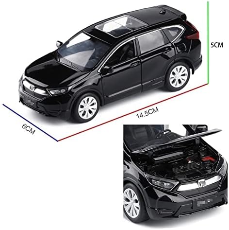 Мащабна модел на превозното средство за Honda CRV Модел на колата от сплав, монолитен под налягане, Сгъваеми Метални