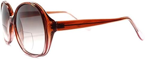 Реколта Извънгабаритни Дамски Слънчеви Очила за четене с Бифокальными Лещи 2.75 размер