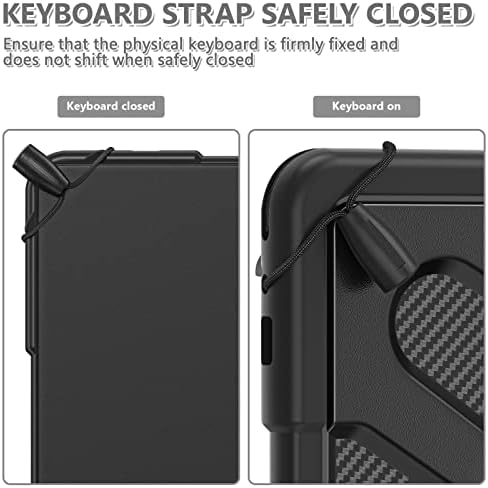 Чанта за таблети Противоударная поставка за целия корпус, здрав защитен калъф, съвместим с Samsung Galaxy Tab S8 Ultra 14,6 (SM-X900/ X906), Съвместим с клавиатура Type Cover, калъф за таблет