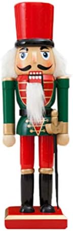 PRETYZOOM Коледен Лешникотрошачката Дядо Коледа Дървена Лешникотрошачката Войник Украшение Коледна Украса Фигурки Куклени