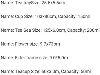 GPPZM 11 бр. Глазура, Порцелан, Ръчно изработени Цветен Чай За Здравето Чай с Голям Капацитет на Каната Чаена Чаша кана