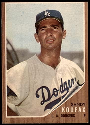 1962 Topps 5 Санди Куфакс Лос Анджелис Доджърс (Бейзбол карта) ДОБРИ Доджърс