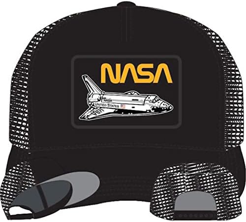 Бейзболна шапка-бейзболна шапка на НАСА от кепър лента през Valin с нашивкой AMERICAN NEEDLE (22005A-от НАСА-BLK) Черен