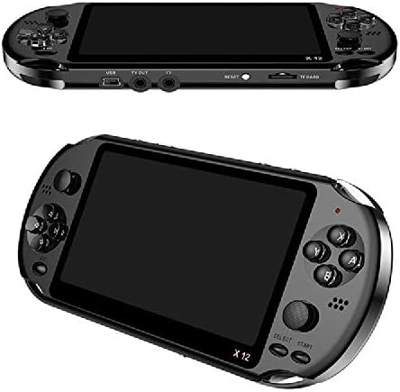 Преносима игрова конзола PSP X12 с два джойстика NC 5.1 инча MP5, играчът с по-голям екран, ностальгическая arcade, бял