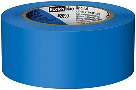 Малярная лента ScotchBlue Original с няколко повърхности, Синя, Малярная лента Предпазва повърхността и лесно се отстраняват,