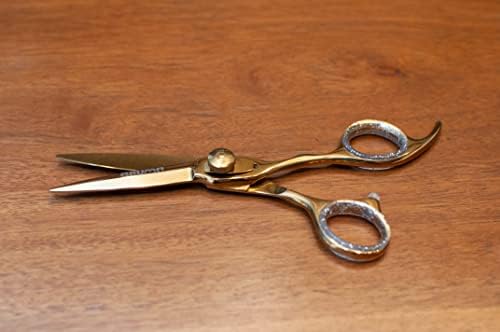 Ножица за Подстригване на Коса Ножици 5,5 Фризьорски салон Обикновени Ножици От Японска Неръждаема Стомана със Сменяеми