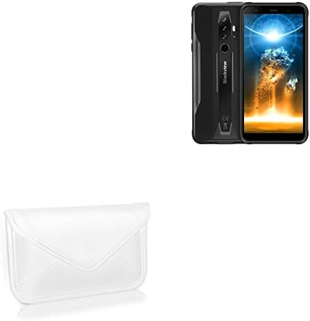 Калъф BoxWave за Blackview BV6300 Pro (Case by BoxWave) - Луксозни Кожена чанта-месинджър, чанта-плик от изкуствена кожа