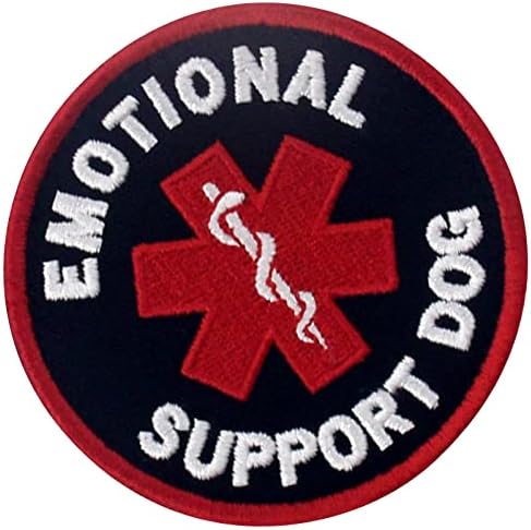 TailWag Planet Служебна Куче EMS Емоционална Подкрепа на морала на Кучета Тактическа Бродирана Нашивка Иконата на Закопчалката