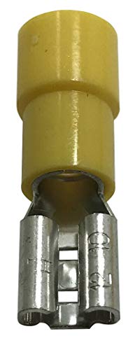 (100) Быстроразъемная Дамски Лопата с винил изолация 8 Калибри . Обжимная Клемма За свързване на електрически кабели
