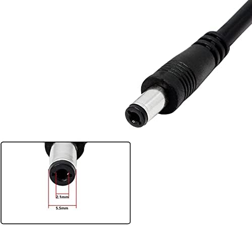 Кабел увеличава преобразувател напрежение USB DC 5V до DC 12V конектор dc 5,5 x 2,5 мм и 5,5 х 2,1 mm