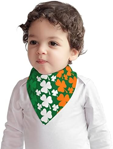 Памучни Бебешки Лигавници Augenstern Ден. Патрик Ирландски Флаг Детска Кърпа Лигавници За Никнене На Млечни Зъби Хранително-Вкусовата