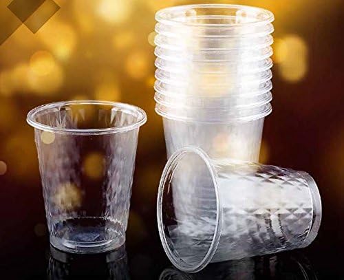 Прозрачни чаши Decorline с диаманти - 8 грама. | Опаковка от 25