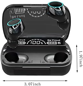 Безжични слушалки Lovskoo, Bluetooth Слушалки 5.2 с управлението на пръсти, Безжични Слушалки Премиум-клас с ефектен звук за сън, ушите Bluetooth с вграден микрофон