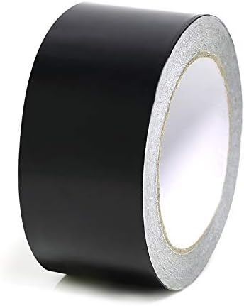 MISSYOUNG Черна лента от алуминиево фолио Черен Залепваща лента от алуминиево фолио висока температура Сверхпрочная Залепваща