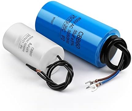 LIDON 1 бр. CBB60 Кондензатор за стартиране на двигателя 450 v ac Пускови кондензатори 3-100 на icf (Размер: 15 на icf