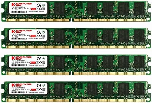 Компютърна памет 8GB (4X2GB) DDR2 800MHz PC2-6300 PC2-6400 (240 ПИН) DIMM за настолни компютри Samsung Semiconductors