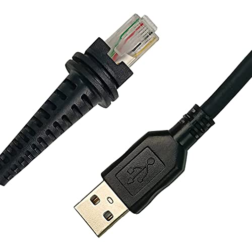 USB кабел SOTESIN за баркод скенер Honeywell, Кабел USB, RJ-45, CBL-500-300- S00 1900GHD 1900iSR 1902GSR 1300G 1250g
