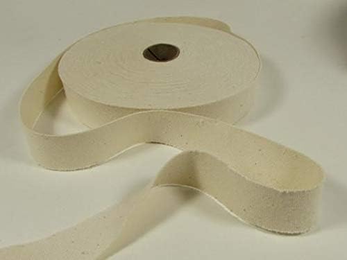 органичен памук, холщовая наклонена задължителни, ширина 1 сантиметър, 5 ярда