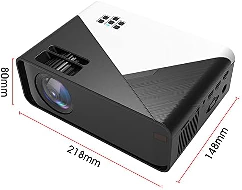 Мини проектор KXDFDC 3500 Лумена С поддръжка на 720P led проектор 1080P, съвместима със система за домашно кино (Размер:
