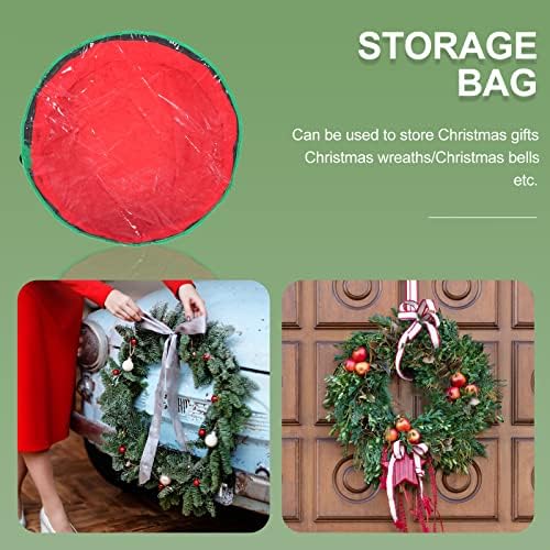 VALICLUD 1 бр. Коледен Венец Чанта За Съхранение Венец Чанта За Съхранение на Коледна Чанта за Съхранение на Декорации