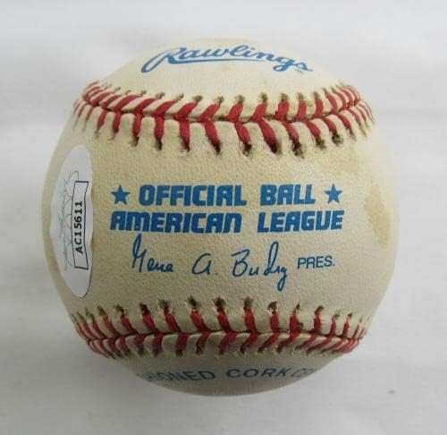 Кен Гриффи-младши Подписа Автограф Rawlings Baseball JSA AC15611 - Бейзболни Топки С Автографи