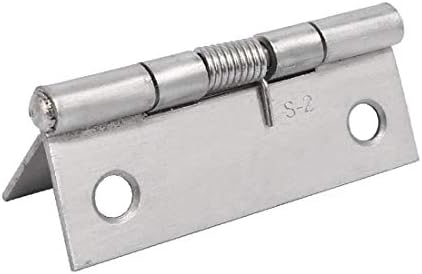 X-DREE Самозакрывающаяся Подпружиненная Вратата панти от неръждаема стомана с дължина 50 мм (неокисляемая от Acero до