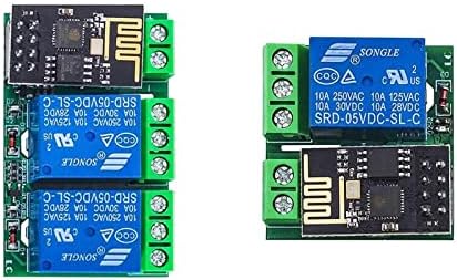 PIKIS ESP8266 ESP-01/01S 1-канален/2-канален модул за реле Wi-Fi (Цвят: 2-канален ESP-01)