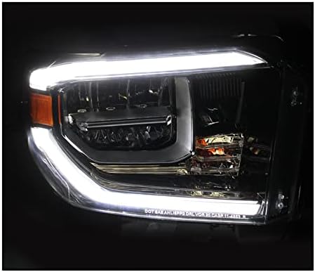 ZMAUTOPARTS DRL Ламповая Фаровете Димна светлина От страната на пътника е Съвместима с Toyota Tundra 2018-2021 [Вграден