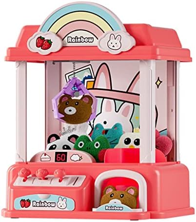 Мини-Слот за деца, Машина за събиране на Бонбони с 20 Кукли, 20 Капсули, 24 Монети, Мини-Аркаден автомат със светлина