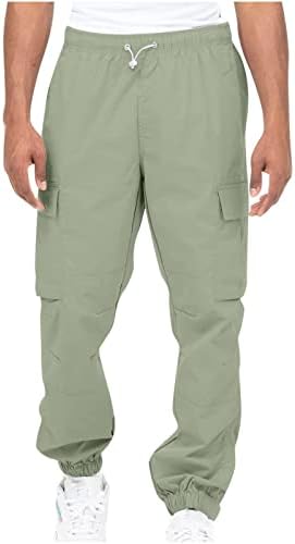 Мъжки Панталони-Карго, Мъжки Работно Облекло С Множество Джобове За Съвсем Малък Ежедневни Панталони Туристически Панталони