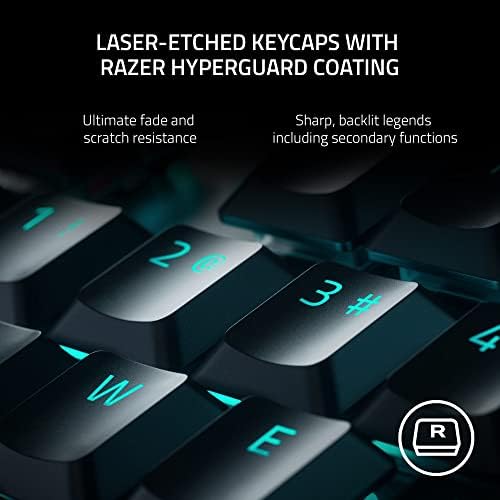 Безжична детска клавиатура Razer DeathStalker V2 Pro: Нископрофилни оптични превключватели - Лайн червен цвят - за Безжична