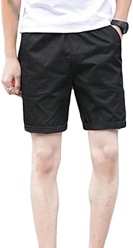 Мъжки ежедневни Панталони JEKE-DG, Удобни Памучни Шорти за тренировки с Еластична гумена лента за кръста, Трикотажни