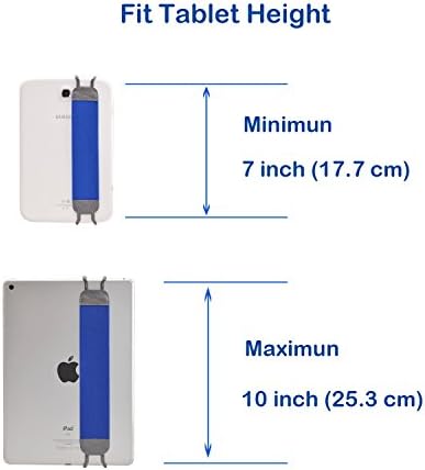 Държач за защитна лента TFY за таблети, iPad и електронни книги - iPad 9 (iPad 8, и 7), iPad Air 5, iPad Mini 6 - iPad Pro 9,7 , 11 - Samsung Galaxy Tab - Google Nexus и други