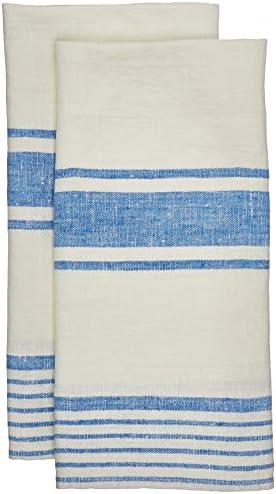 Кърпи за ръце и гости LinenMe Tuscany, 18 x 28, синьо и Бяло