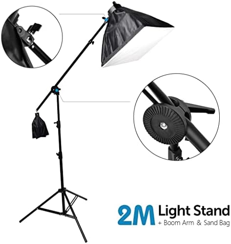 ZLXDP 3375w Софтбокс за фото студио Studiolighting Kit Комплект за Осветление на фона Стрели + Рефлектор 5в1 за Фотография